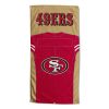 [Personalization Only] OFFICIAL NFL Jersey Personalized Beach Towel - San Francisco 49ers